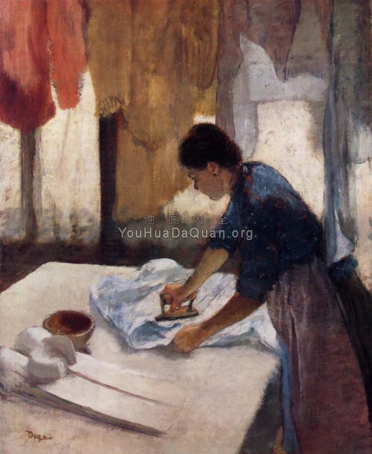 Woman Ironing - 埃德加·德加